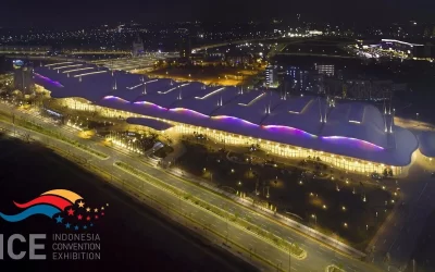 印尼站场地目录展示的 Indonesia Convention Exhibition 外观